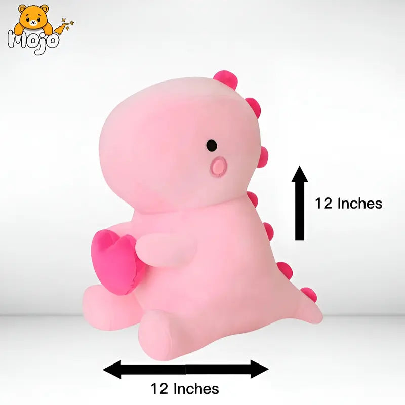 Pink Dino Plush Pillow