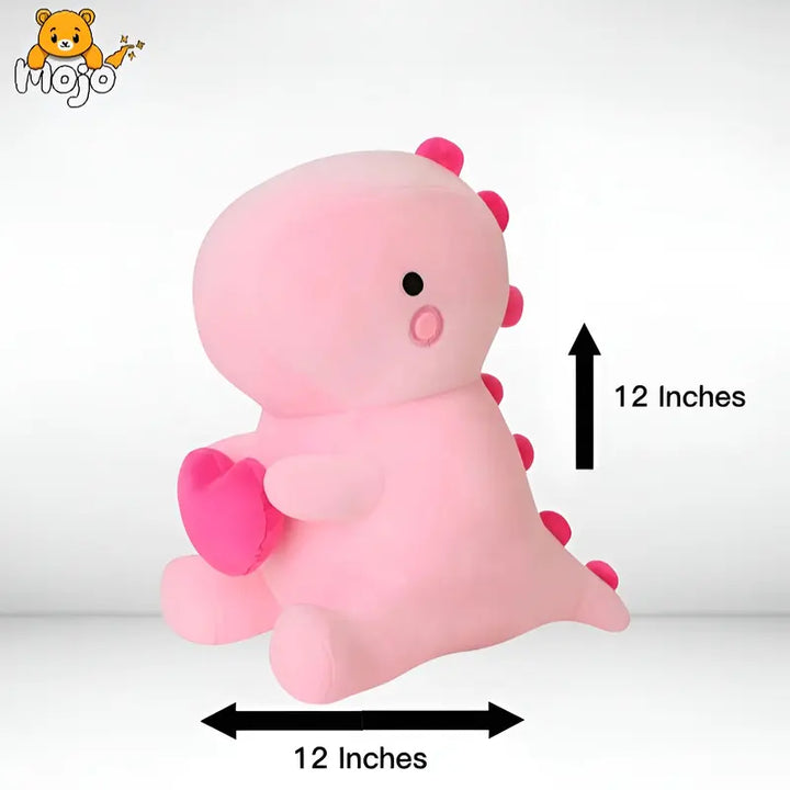 Pink Dino Plush Pillow