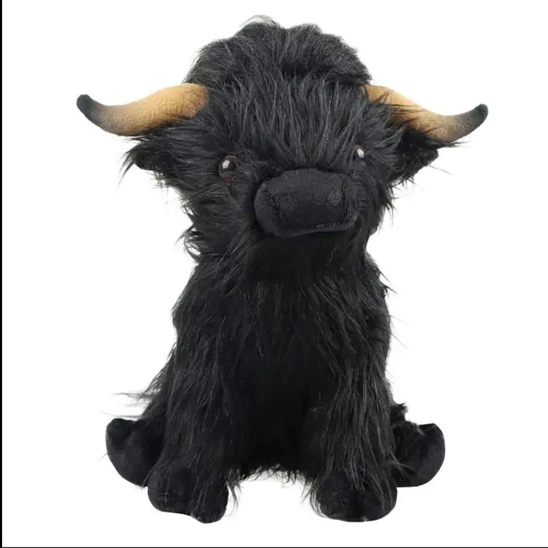 Realistic Highland Cow Plush Toy