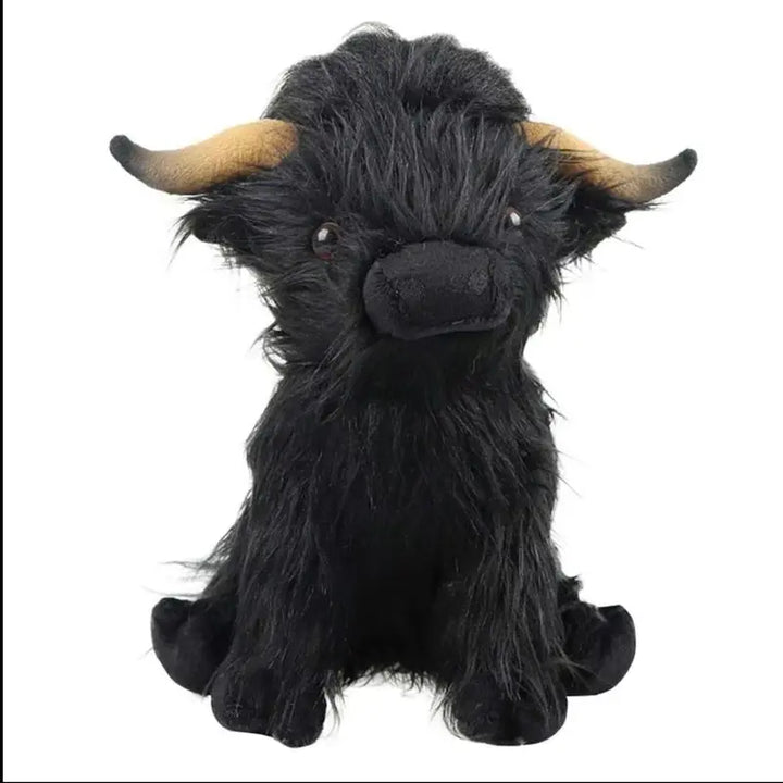 Realistic Highland Cow Plush Toy