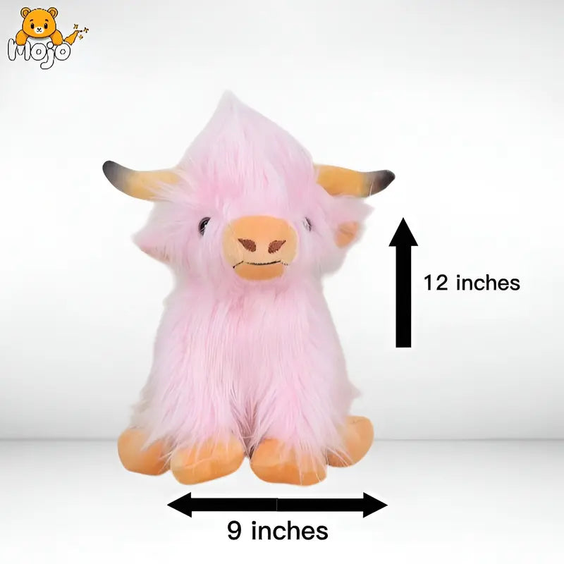 Realistic Highland Cow Plush Toy