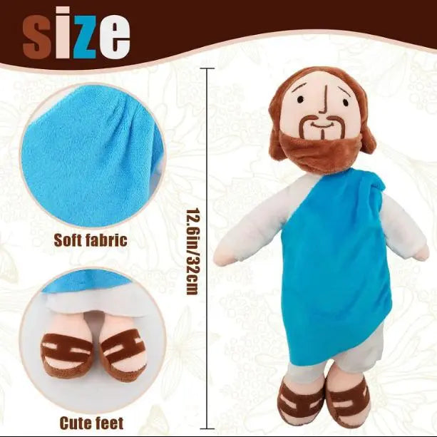 Jesus Plush Toy - Blue