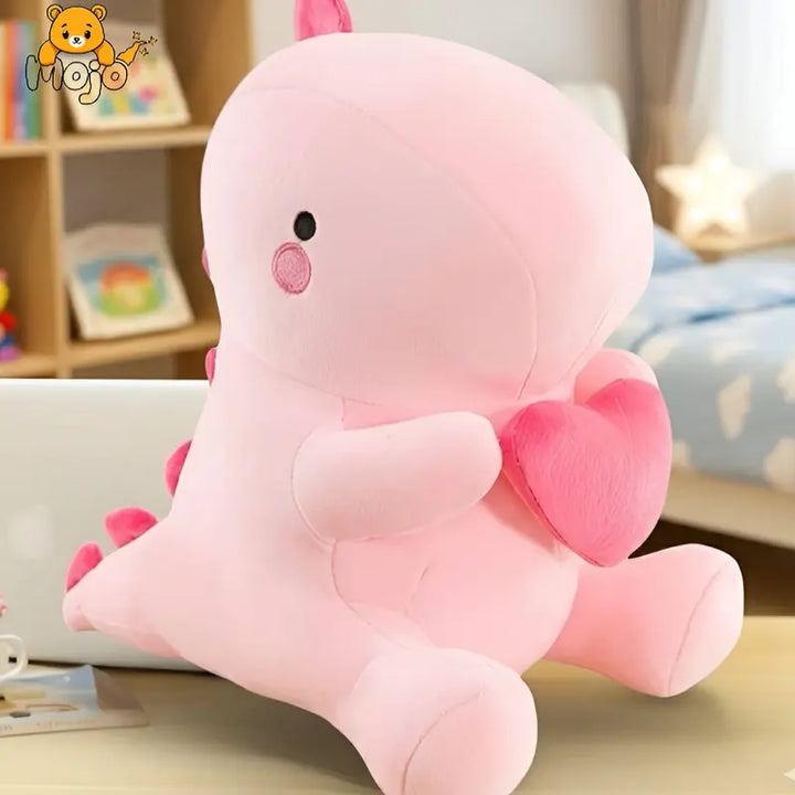 Pink Dino Plush Pillow