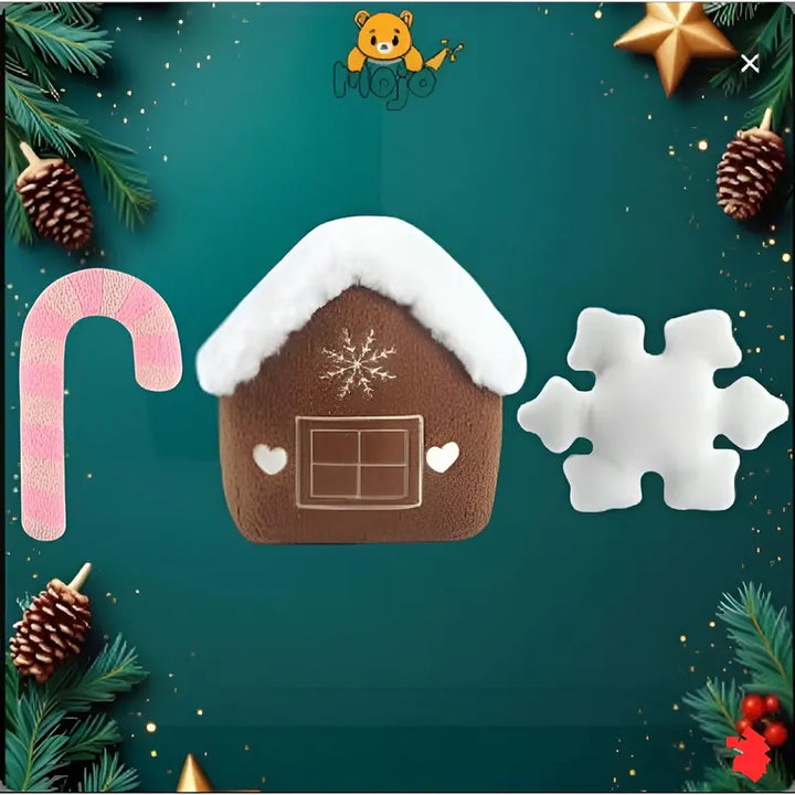 3 in 1 Christmas Snowflake Plush toy