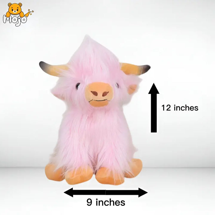 Realistic Highland Cow Plush Toy