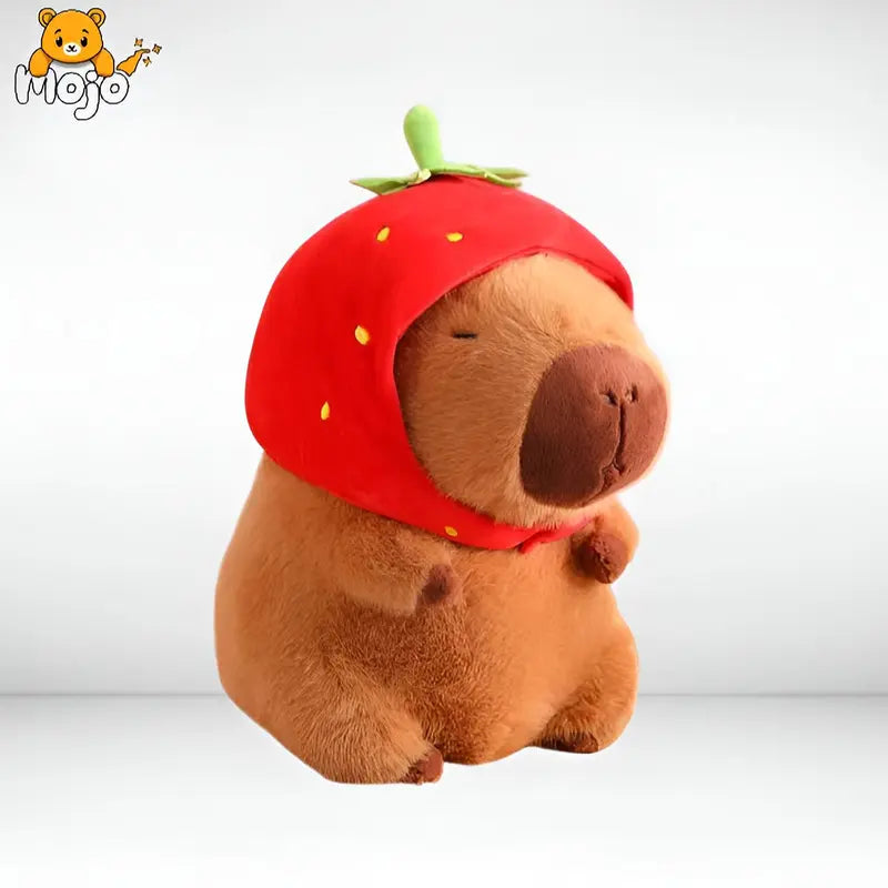Capybara Strawberry Plush Toy