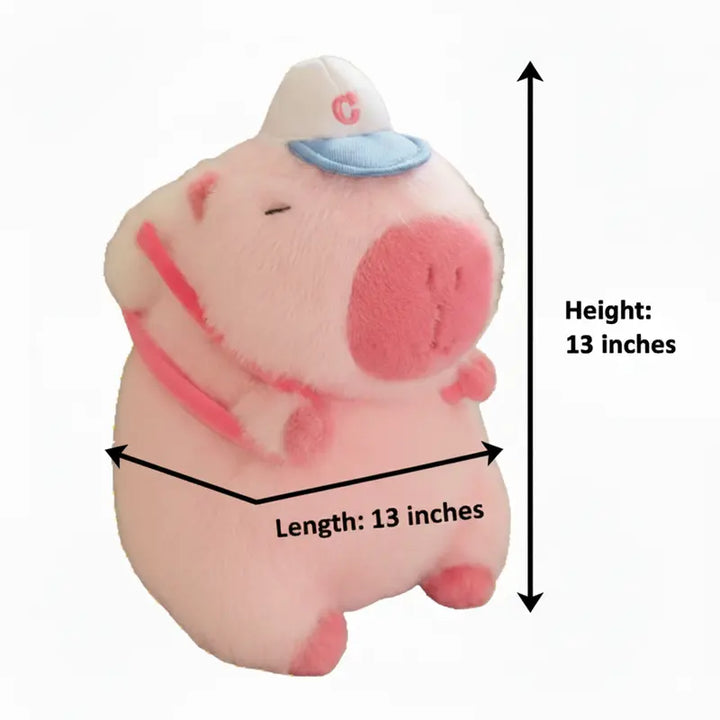 Summer Capybara Plush Toy - Pink