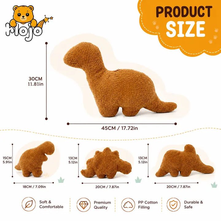 Dinosaur Design Plush Toy Set