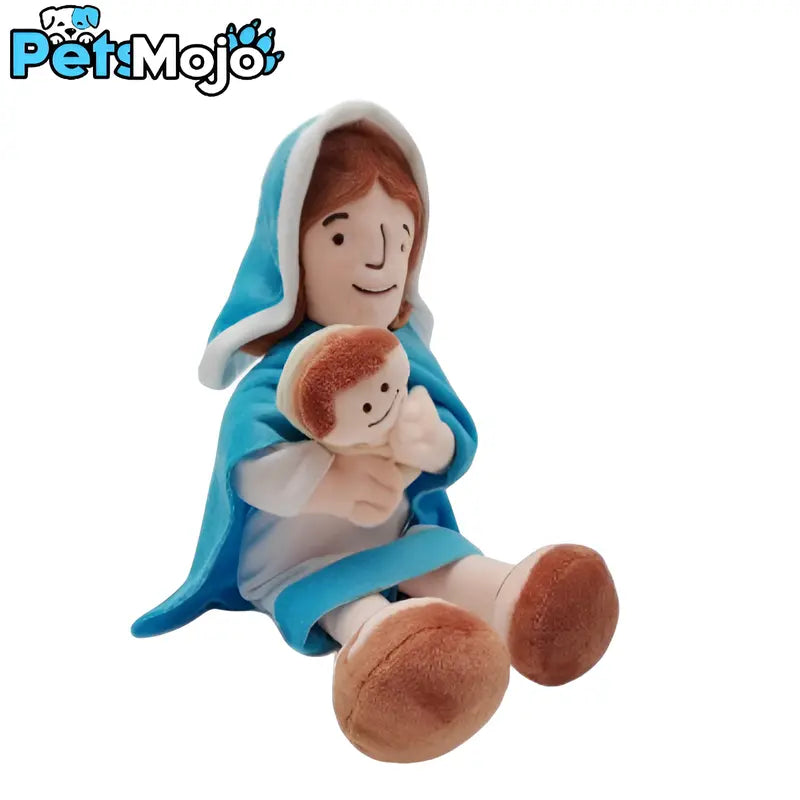 Virgin mary plush pillow