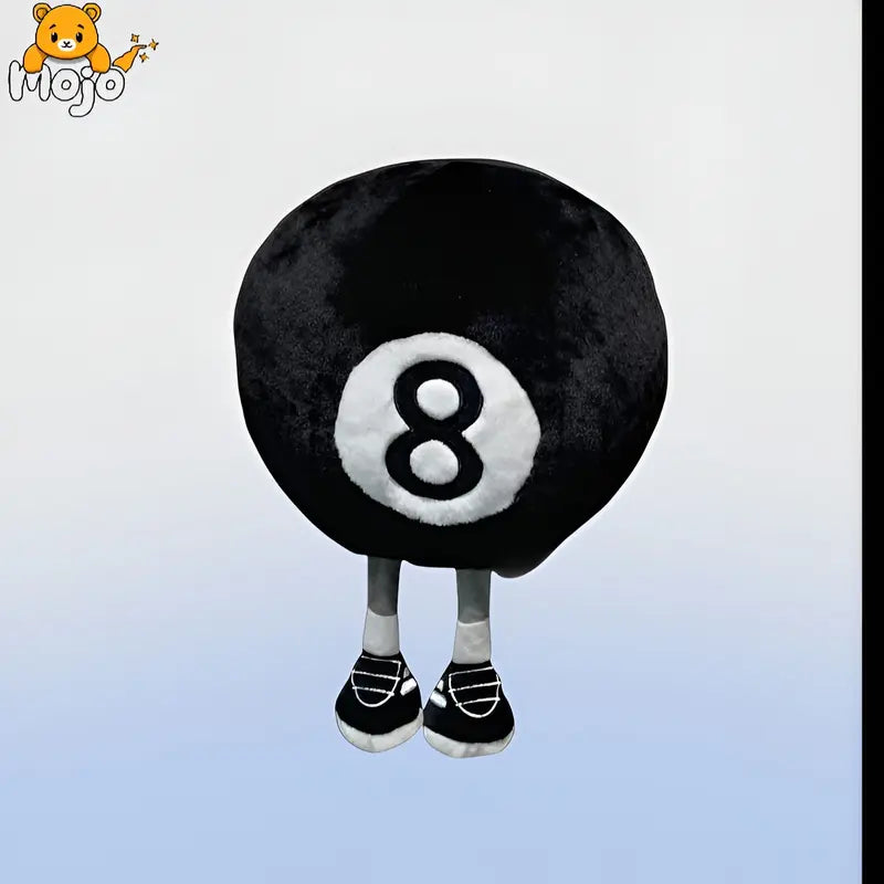 8 Ball Billiard Pillow Plush Toy