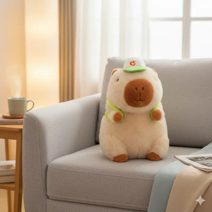 Baseball Capybara Plush Toy