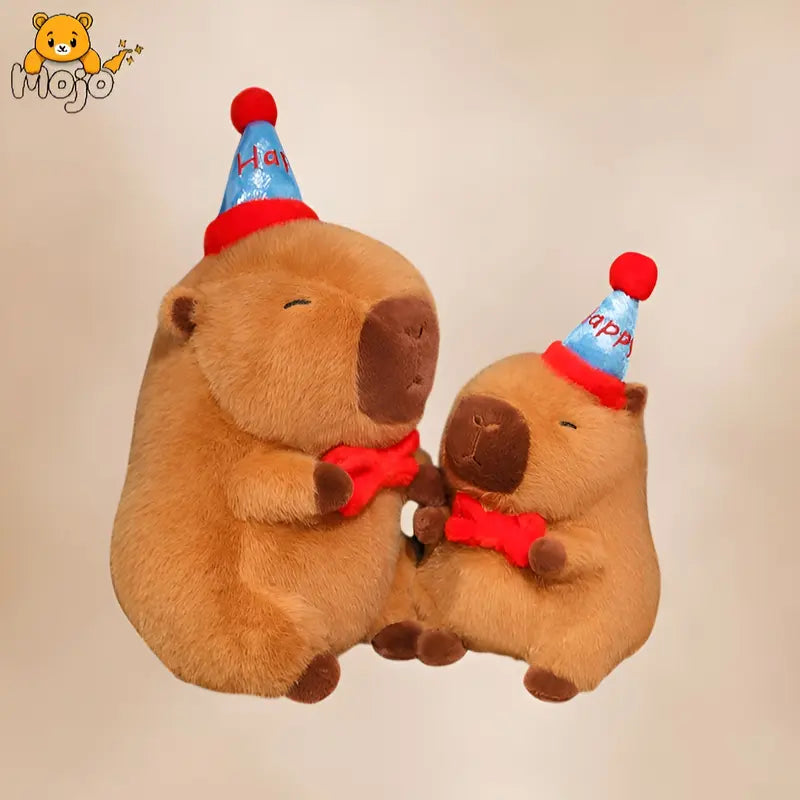 Capybara Birthday Plush Toy