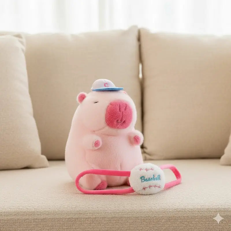 Summer Capybara Plush Toy - Pink
