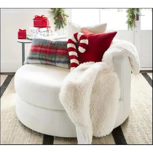 Christmas Candy Cane Pillow