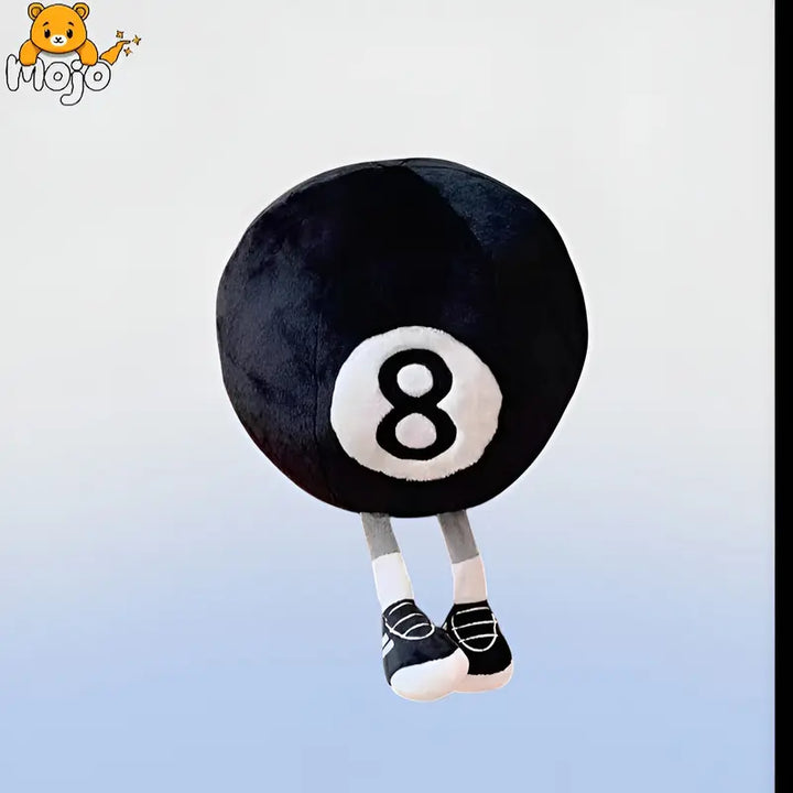 8 Ball Billiard Pillow Plush Toy