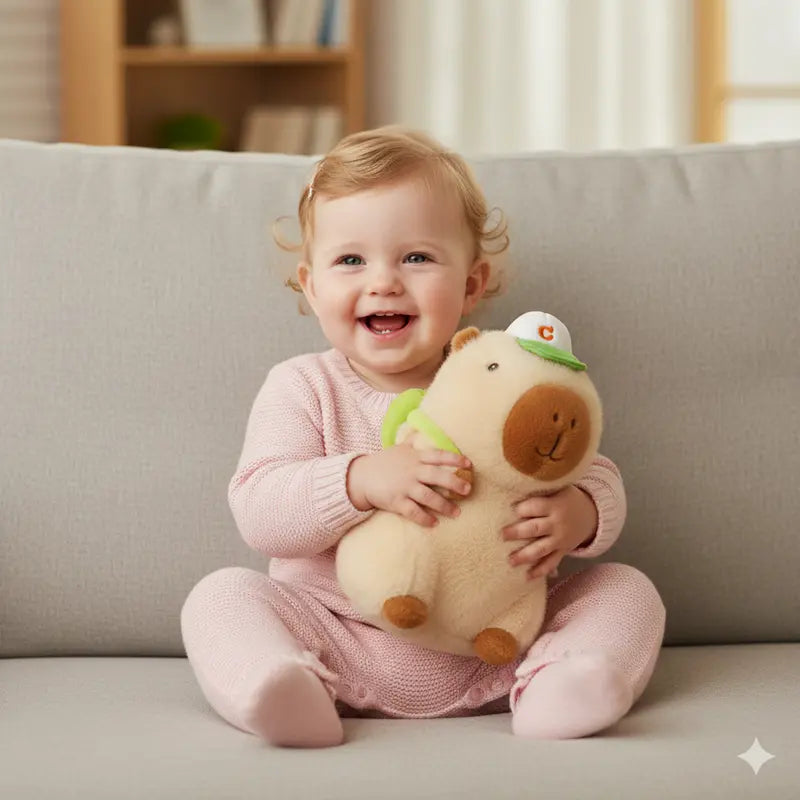 Baseball Capybara Plush Toy