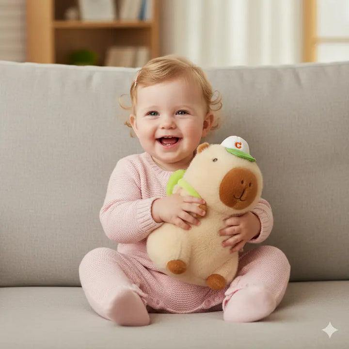 Baseball Capybara Plush Toy