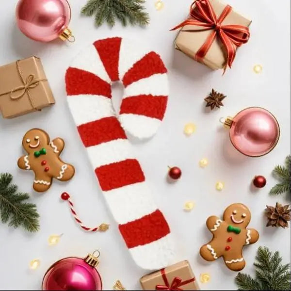 Christmas Candy Cane Pillow