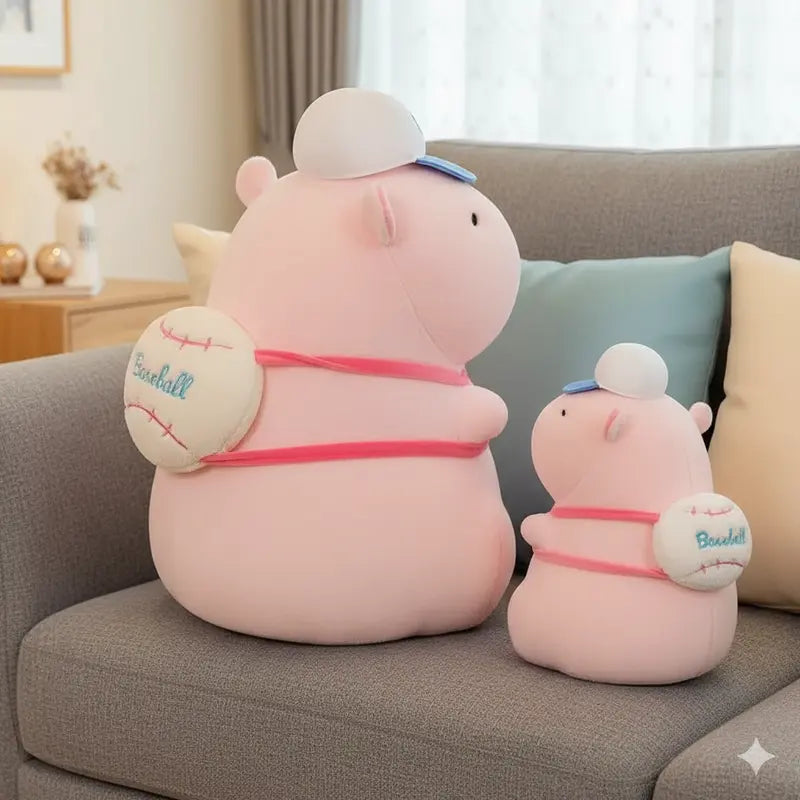 Summer Capybara Plush Toy - Pink
