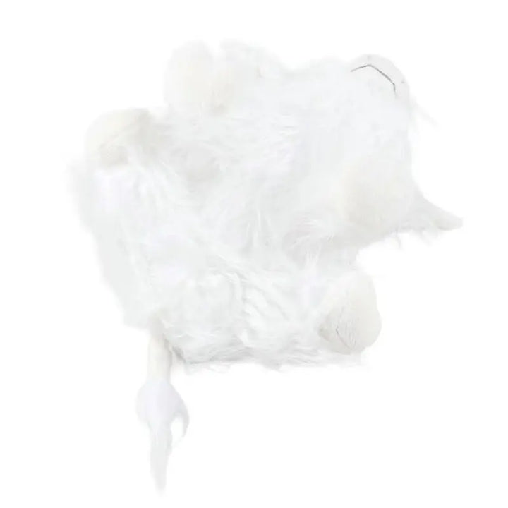 Realistic Highland Cow Plush Toy - White
