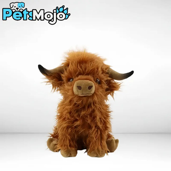 Realistic Highland Cow Plush Toy