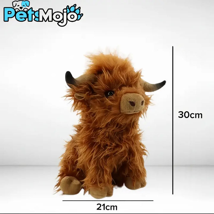 Realistic Highland Cow Plush Toy