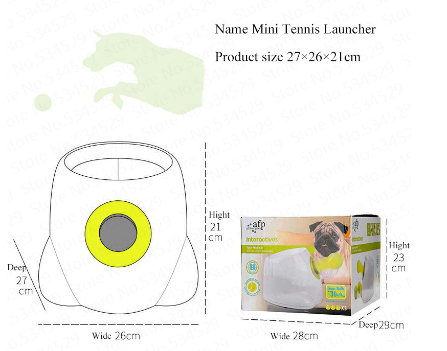 Dog Pet Automatic Interactive Ball Launcher - PETSMOJO