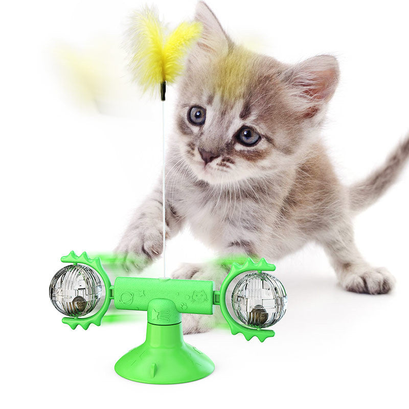 Cat Rotating Windmill Multi-Function Toys - woofmeowmarket