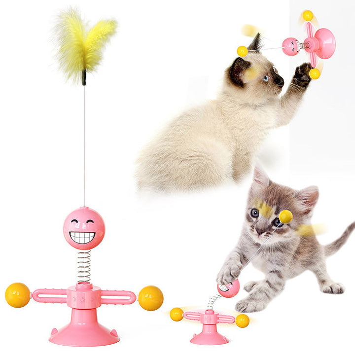 Cat Rotating Windmill Multi-Function Toys - woofmeowmarket