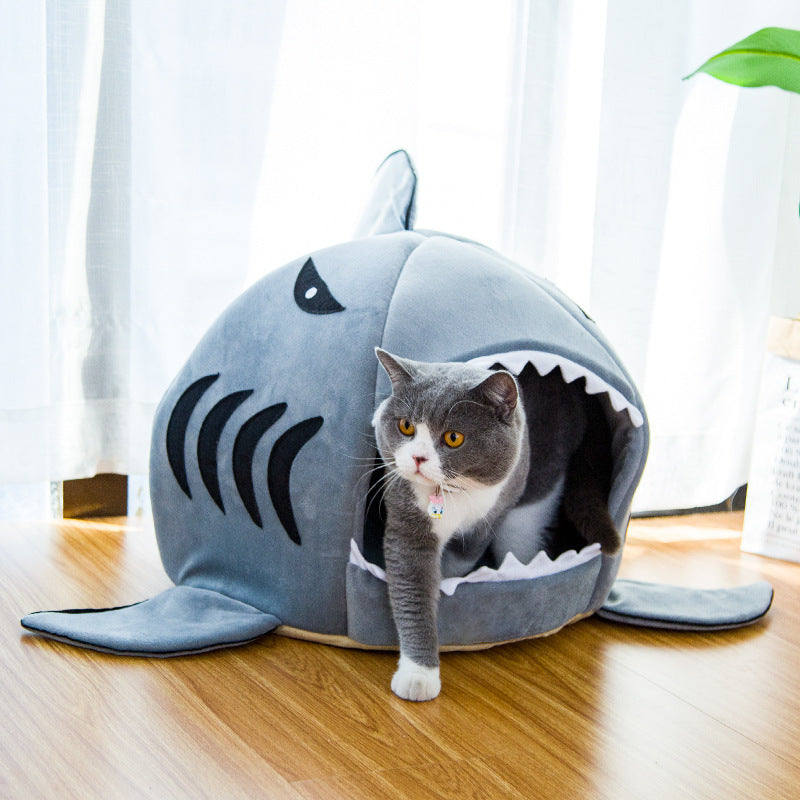 Shark Warm Pet Bed - PETSMOJO