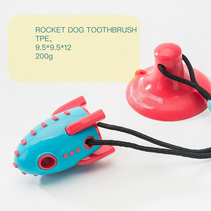 Rocket Dog Toys Leaking Food Dog Bite Toys Bite-resistant Pet Toys - PETSMOJO