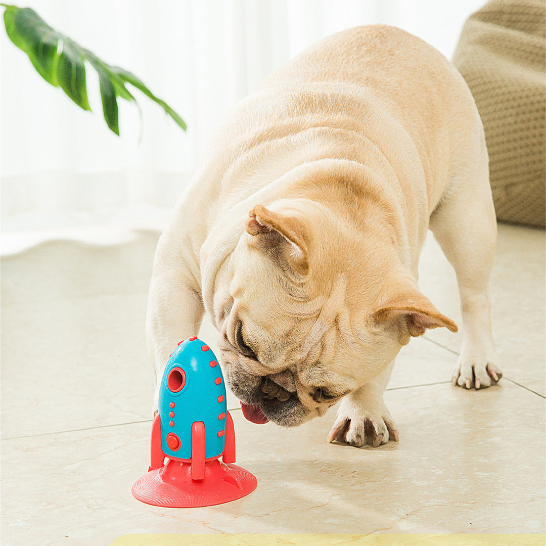 Rocket Dog Toys Leaking Food Dog Bite Toys Bite-resistant Pet Toys - PETSMOJO