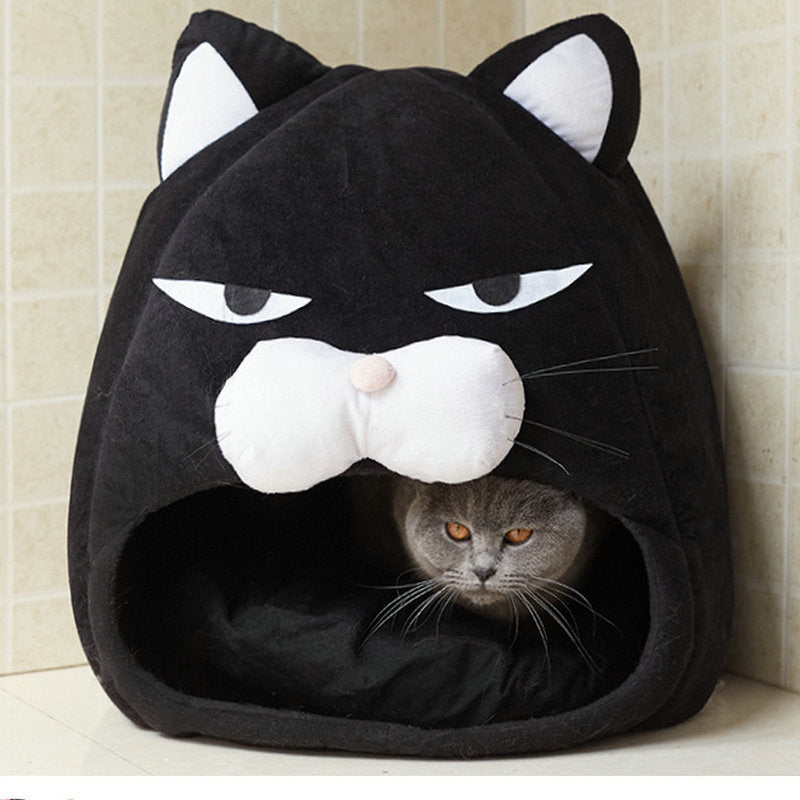 Black Cat Shaped Nest
