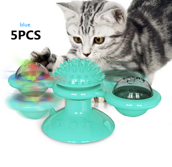 Cat Rotating Windmill Multi-Function Toys - woofmeowmarket