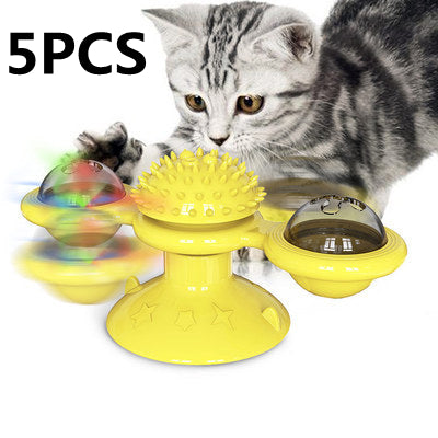 Cat Rotating Windmill Multi-Function Toys - woofmeowmarket