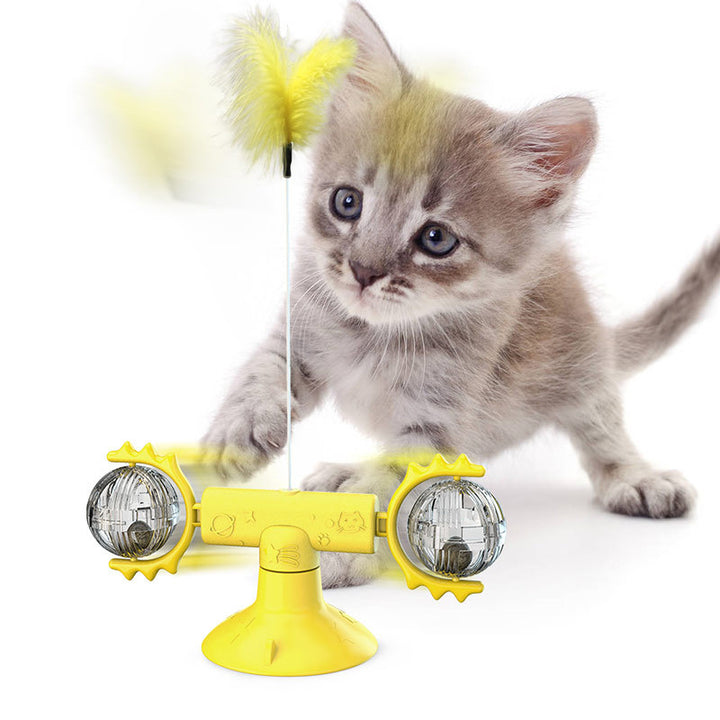 Cat Rotating Windmill Multi-Function Toys - woofmeowmarket