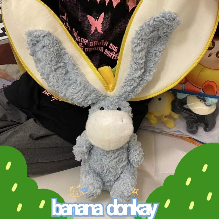 Banana Donkey Plush